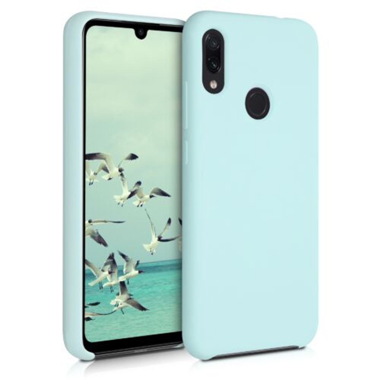 Husa pentru Xiaomi Redmi Note 7/Redmi Note 7 Pro, Silicon, Verde, 48714.200 fotografia produsului