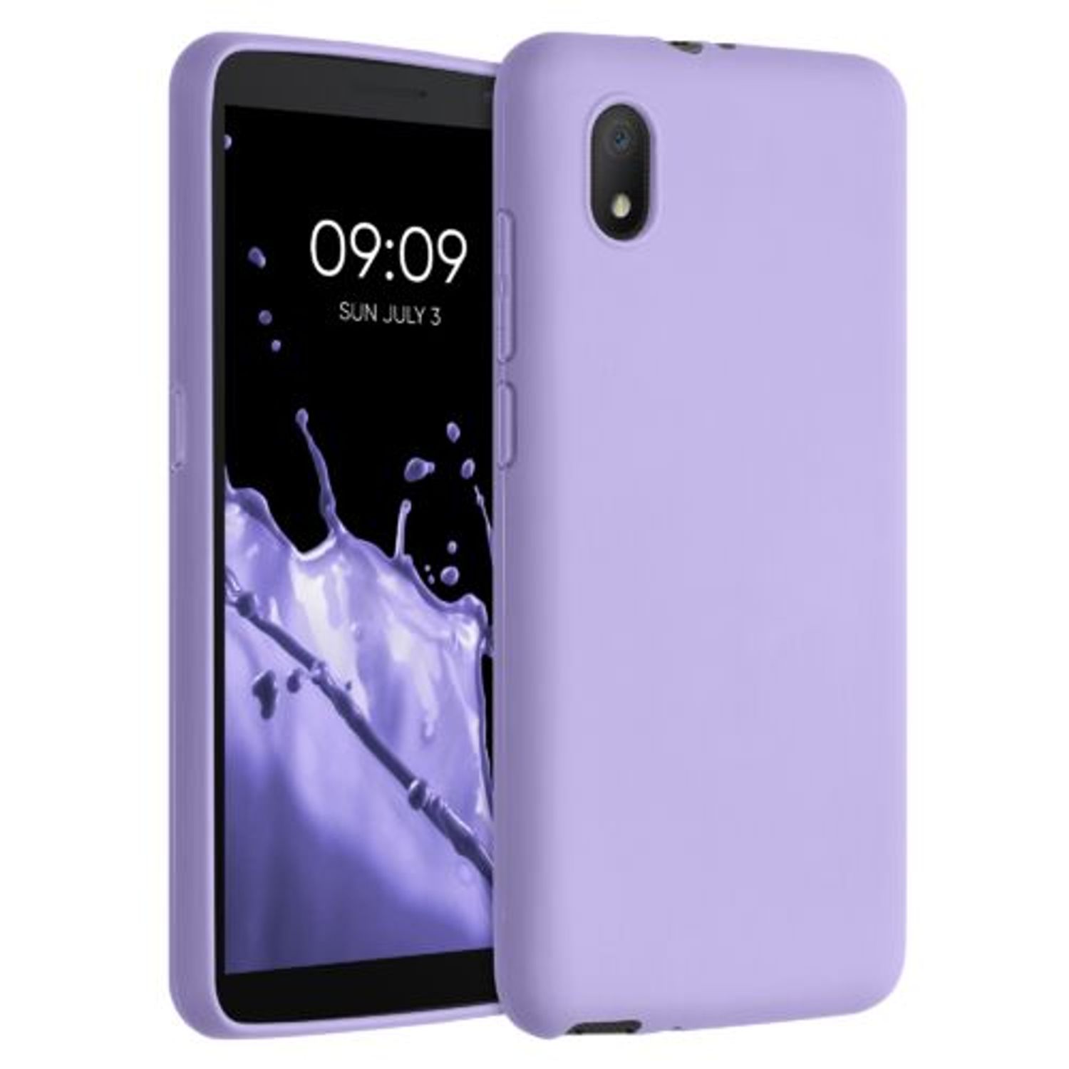 Husa pentru Alcatel 1B (2020), Silicon, Mov, 51516.108 fotografia produsului