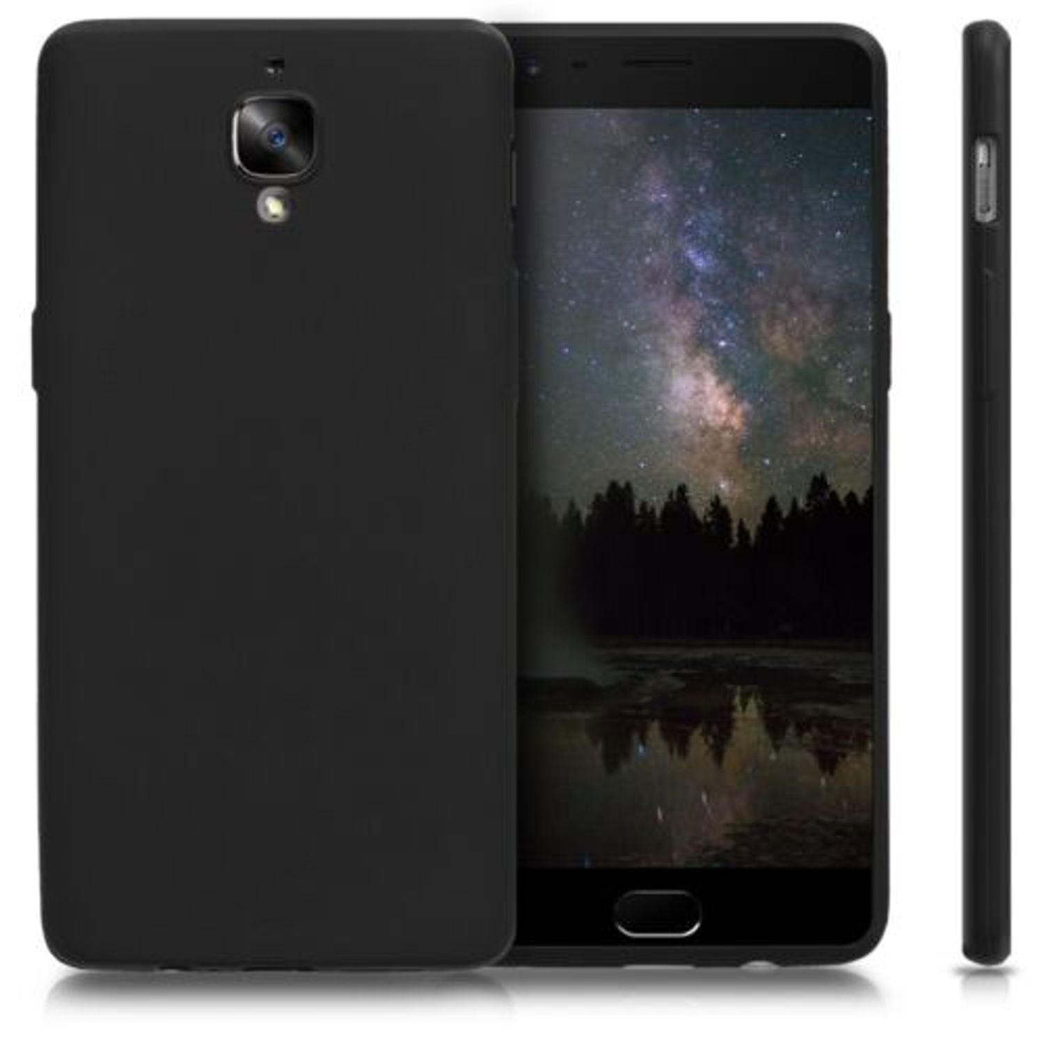 Husa pentru OnePlus 3, Silicon, Negru, 41340.68 fotografia produsului View 2 L
