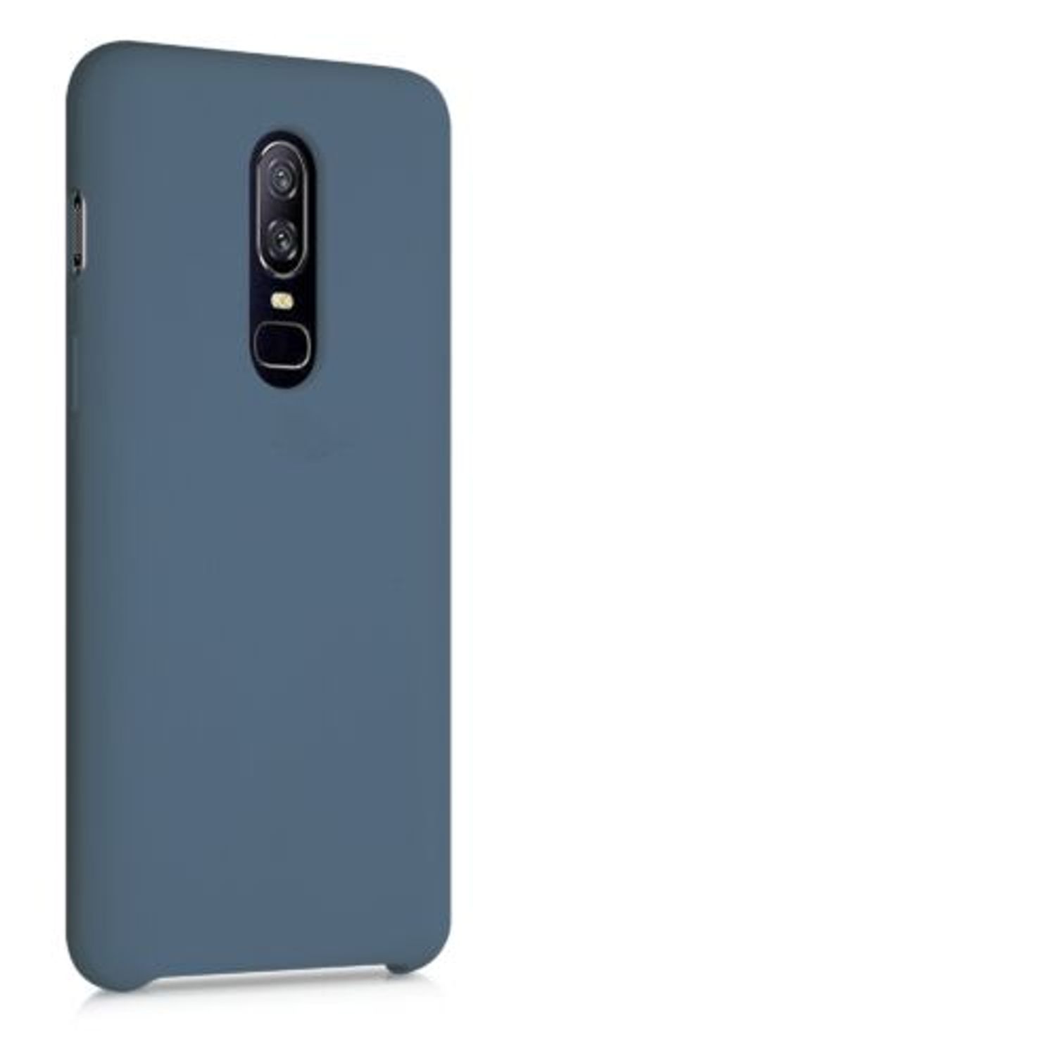 Husa pentru OnePlus 6, Silicon, Albastru, 46122.202 fotografia produsului View 8 L