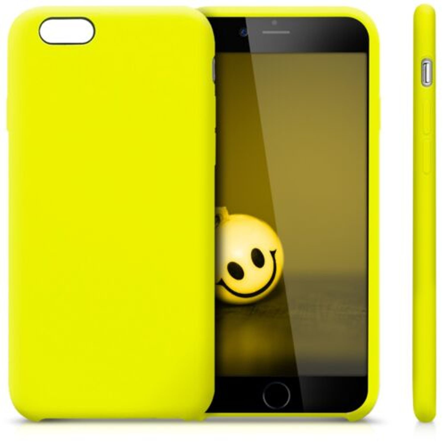 Husa pentru Apple iPhone 6/iPhone 6s, Silicon, Galben, 40223.149 fotografia produsului View 2 L