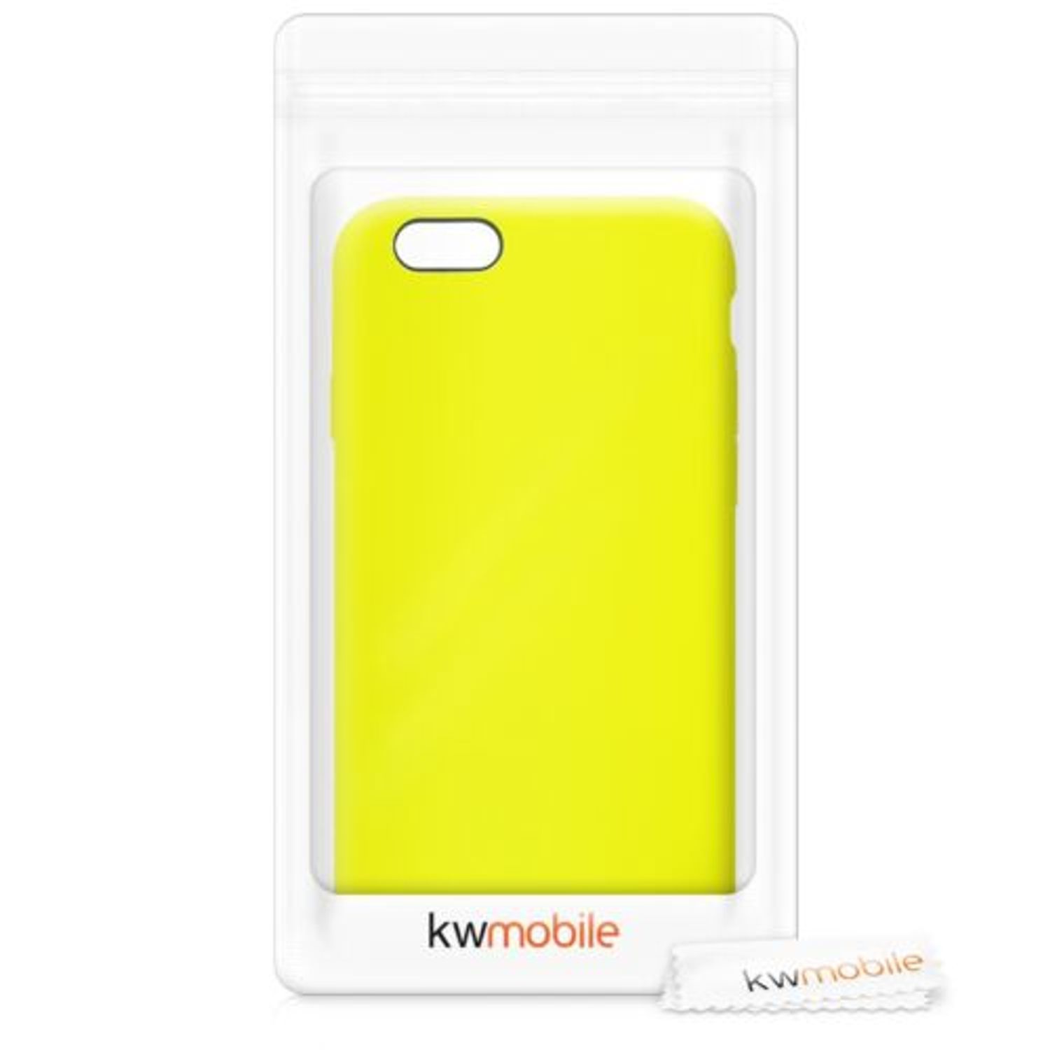 Husa pentru Apple iPhone 6/iPhone 6s, Silicon, Galben, 40223.149 fotografia produsului View 8 L