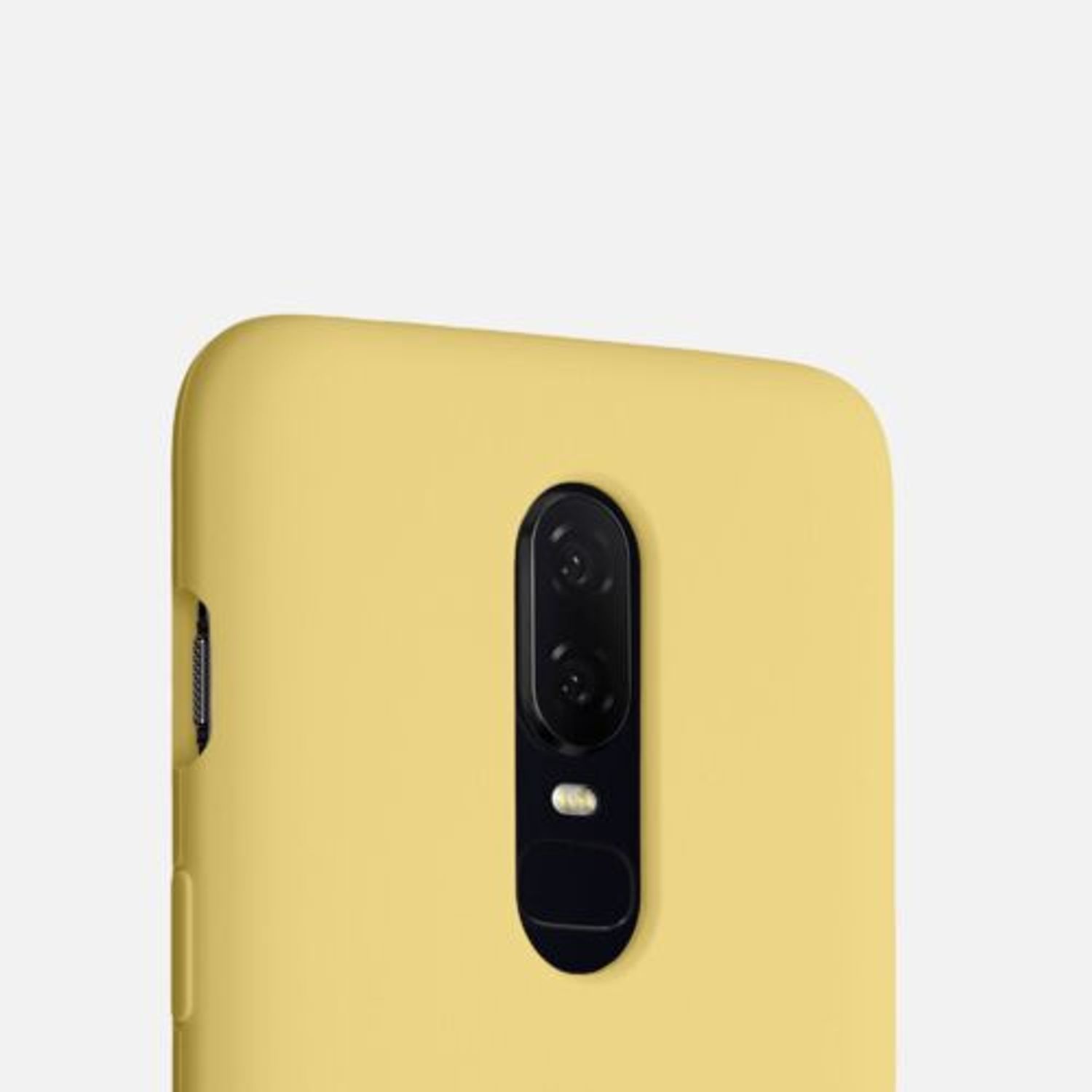 Husa pentru OnePlus 6, Silicon, Galben, 46122.216 fotografia produsului View 6 L