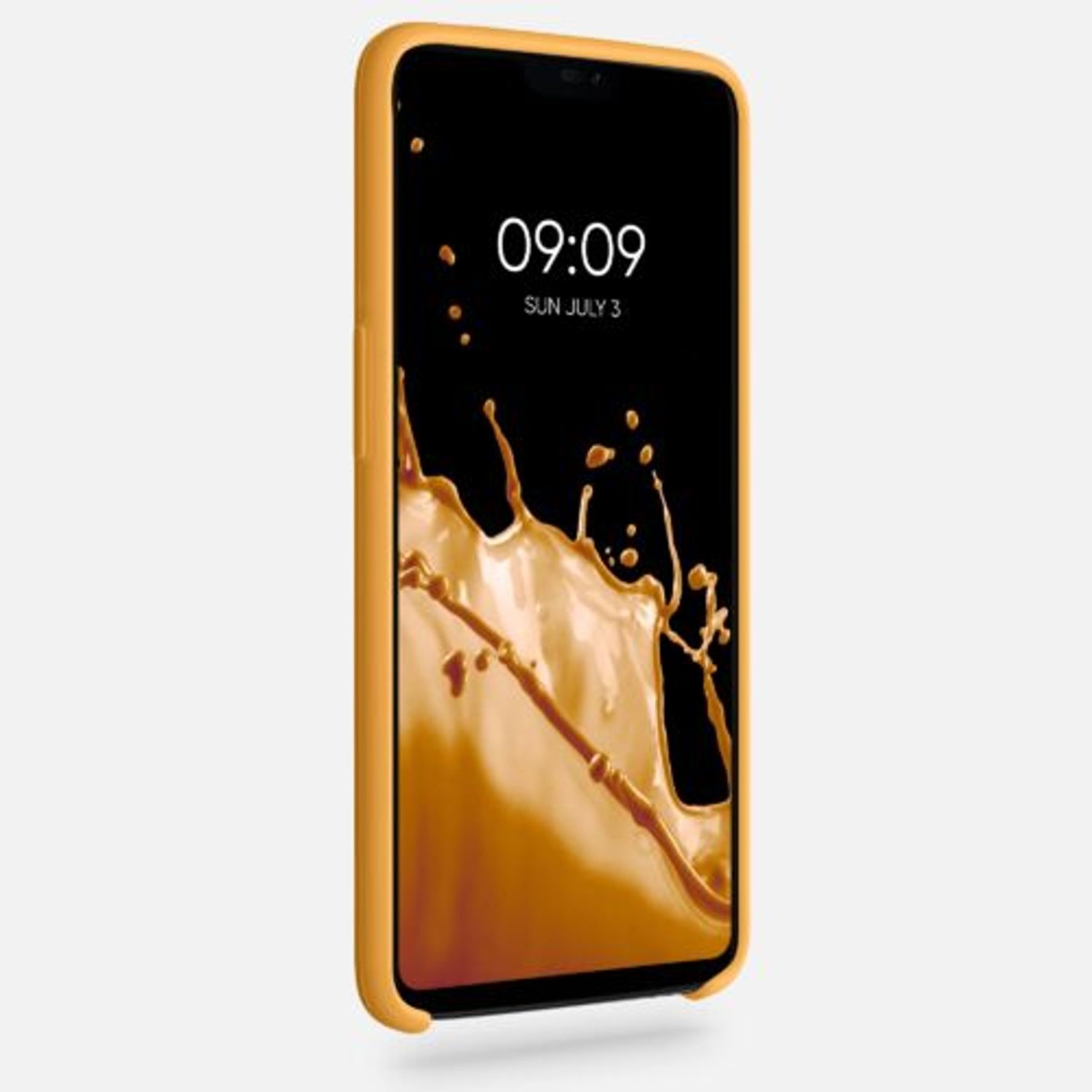 Husa pentru OnePlus 6, Silicon, Galben, 46122.217 fotografia produsului View 3 L