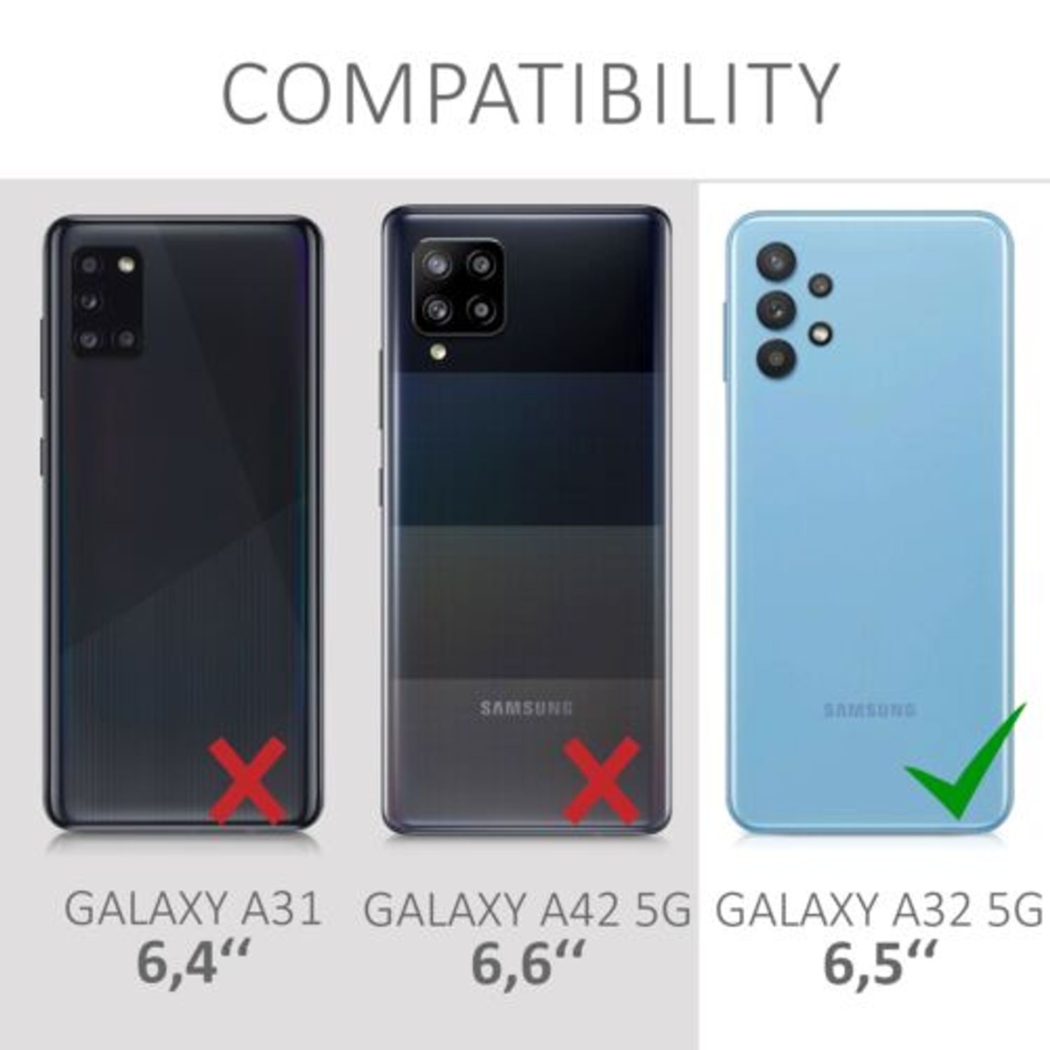 Husa pentru Samsung Galaxy A32 5G, Textil, Gri, 54461.22 fotografia produsului View 6 L