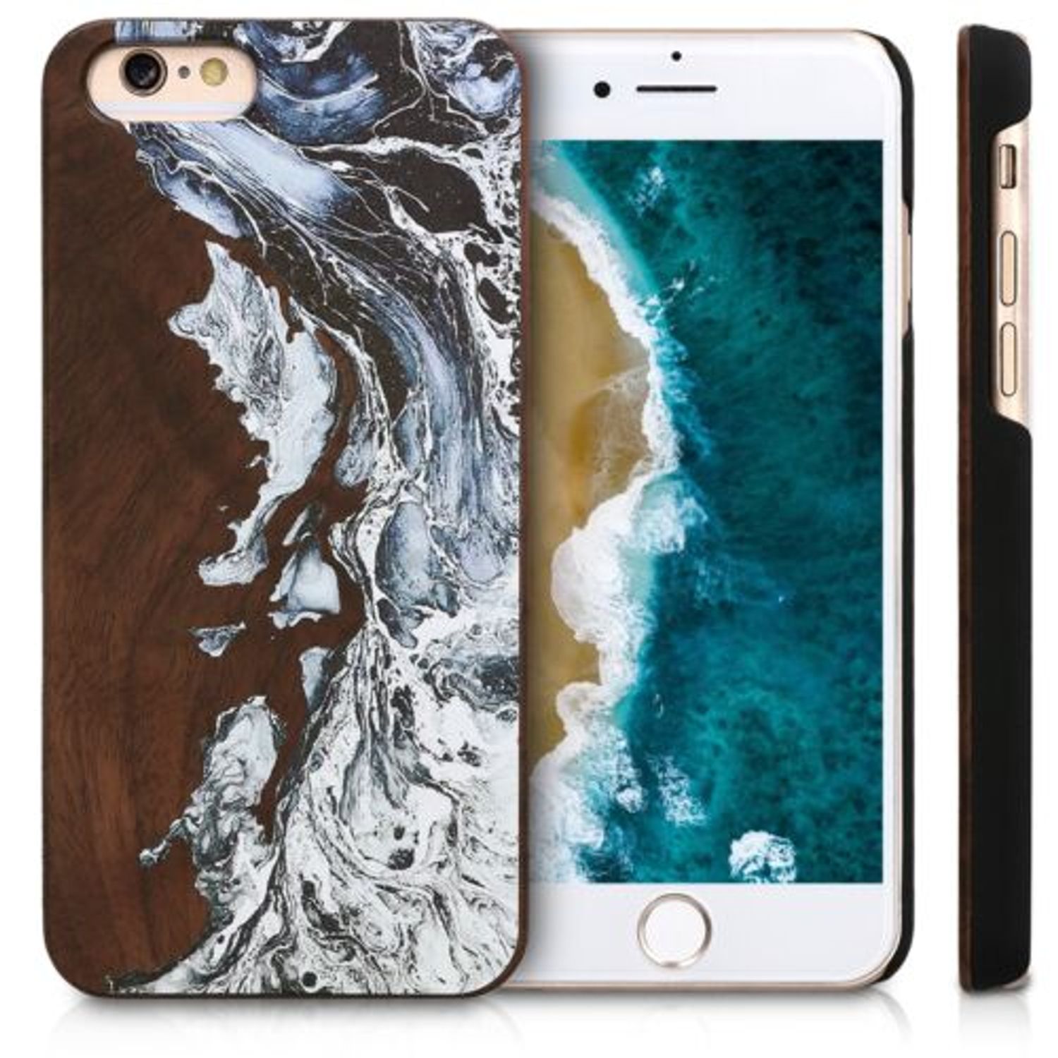 Husa pentru Apple iPhone 6/iPhone 6s, Lemn, Multicolor, 46078.02 fotografia produsului View 2 L