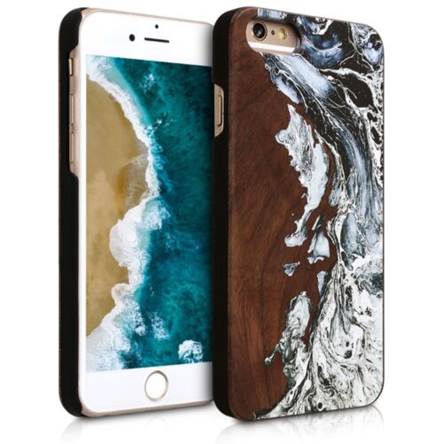 Husa pentru Apple iPhone 6/iPhone 6s, Lemn, Multicolor, 46078.02 fotografia produsului