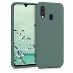 Husa pentru Samsung Galaxy A40, Silicon, Verde, 48547.166 fotografia produsului
