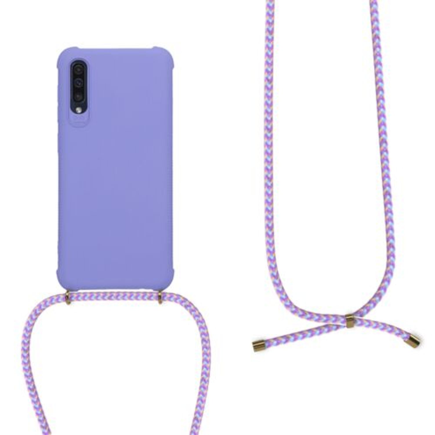 Husa pentru Samsung Galaxy A50, Silicon, Mov, 49962.108 fotografia produsului View 2 L