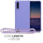 Husa pentru Samsung Galaxy A50, Silicon, Mov, 49962.108 fotografia produsului View 5 S
