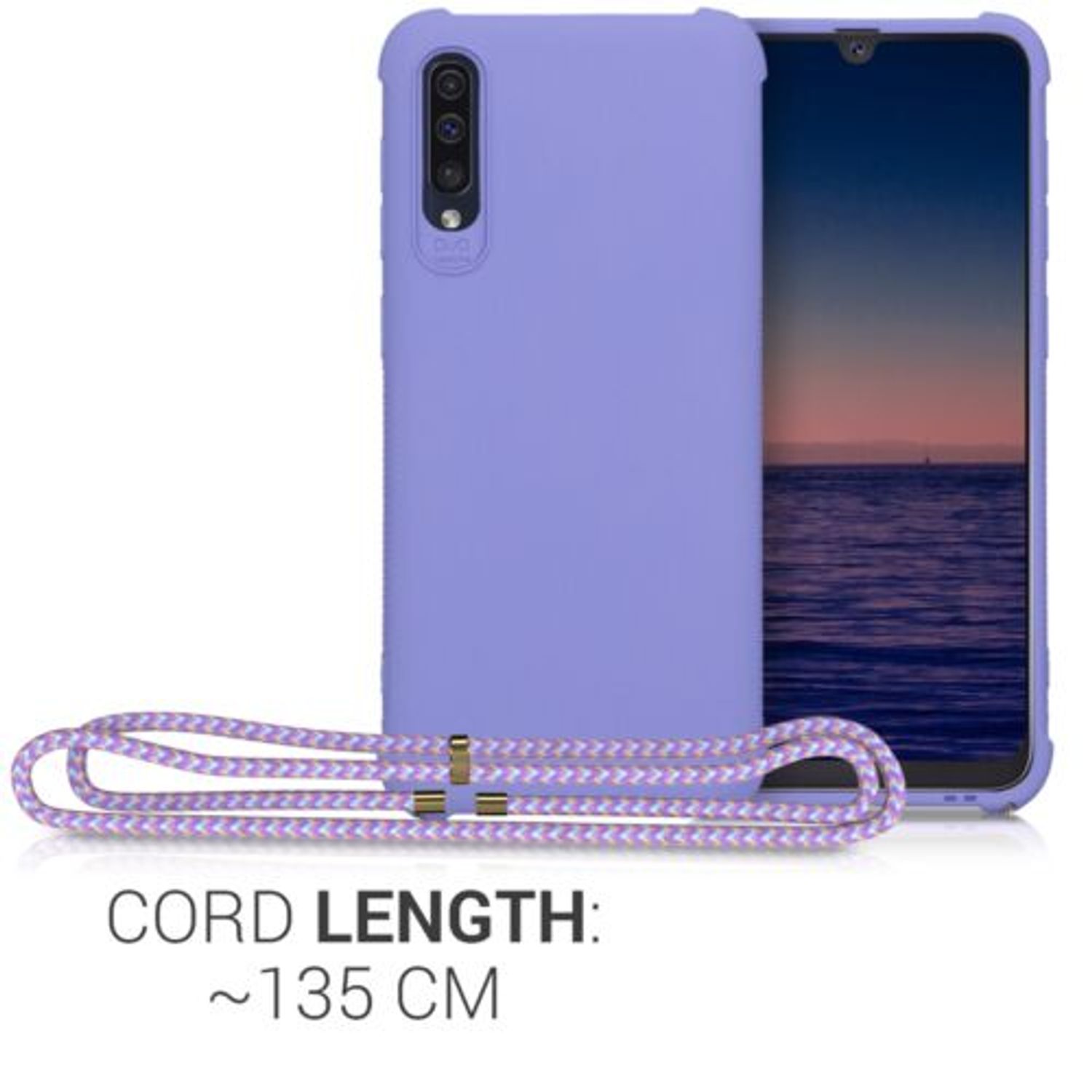 Husa pentru Samsung Galaxy A50, Silicon, Mov, 49962.108 fotografia produsului View 5 L