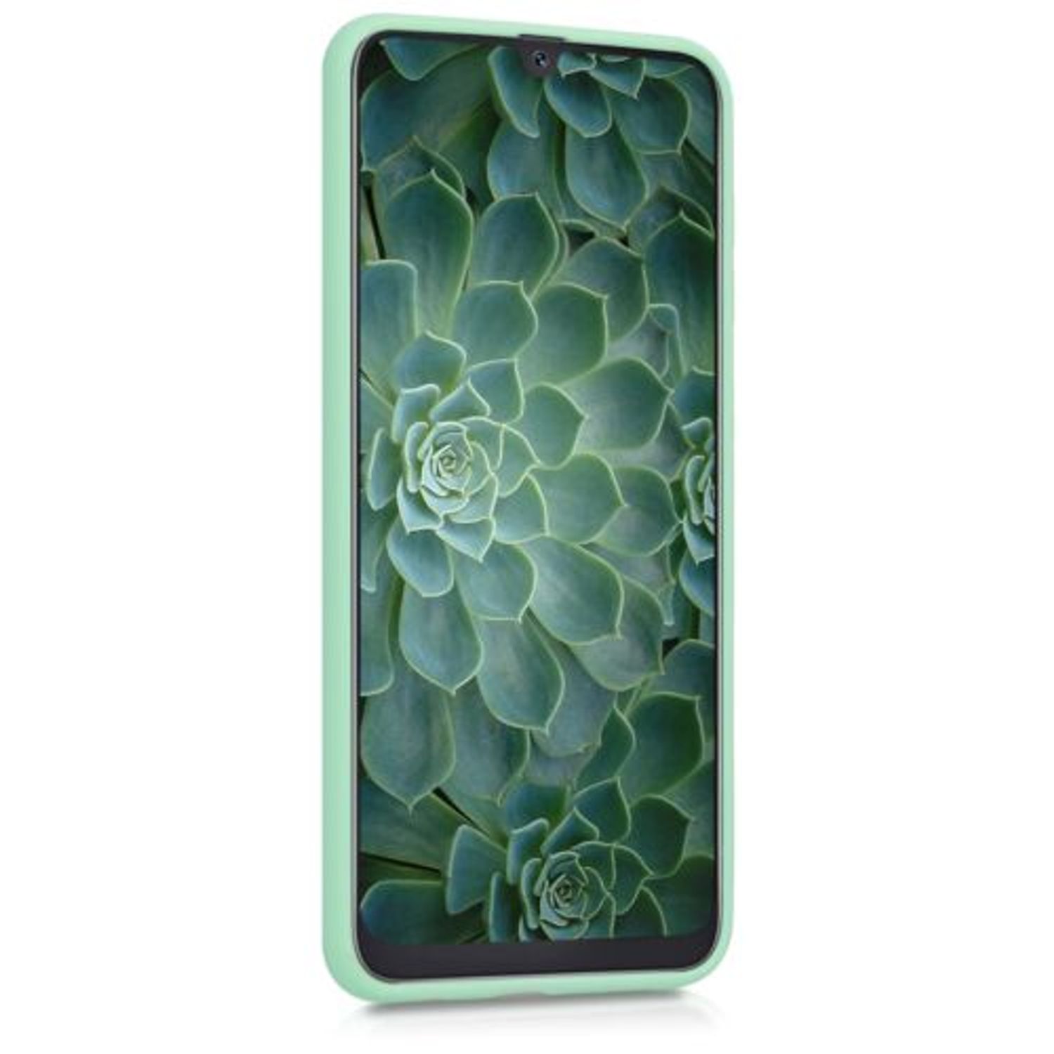 Husa pentru Samsung Galaxy A50, Silicon, Verde, 48054.50 fotografia produsului View 5 L