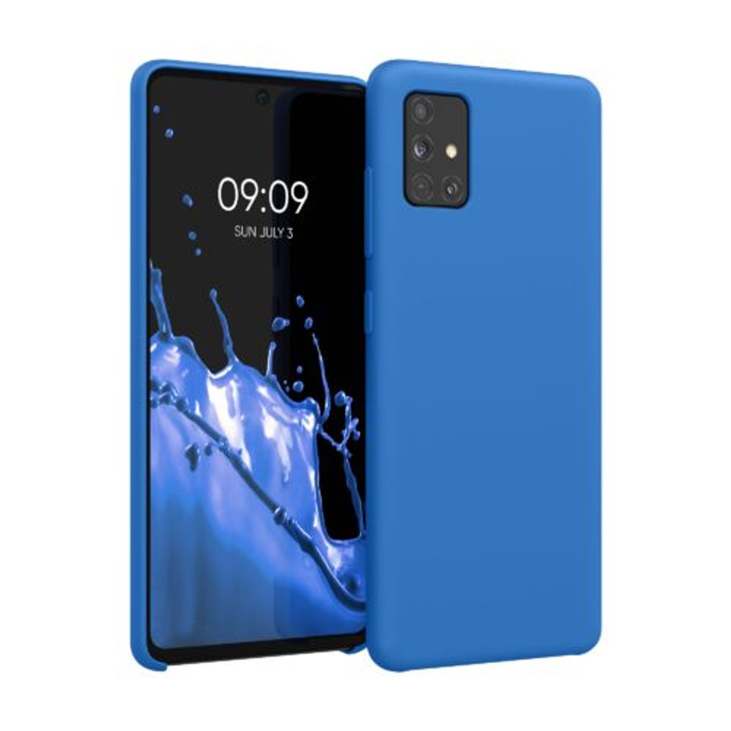 Husa pentru Samsung Galaxy A51, Silicon, Albastru, 51197.189 fotografia produsului