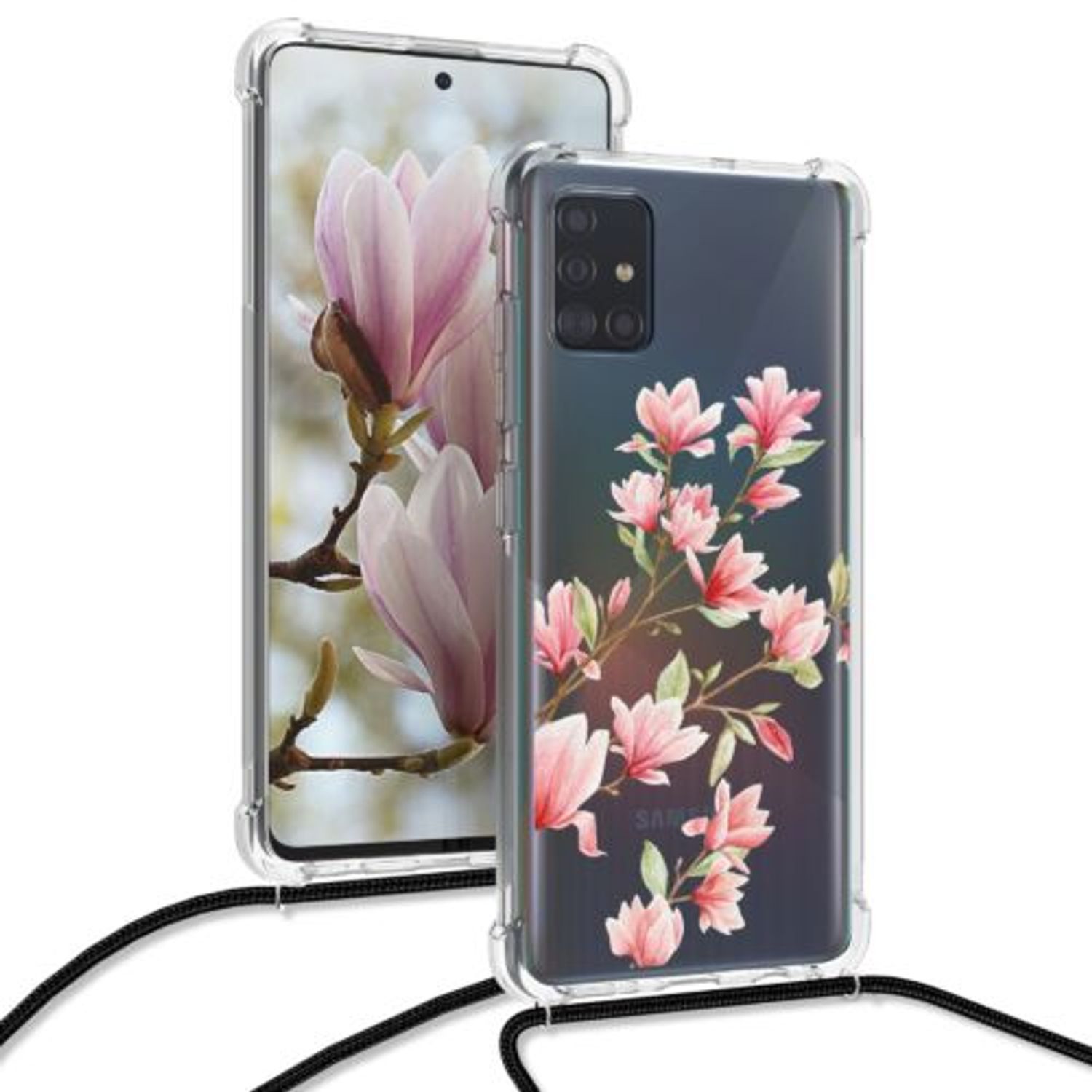Husa pentru Samsung Galaxy A51, Silicon, Roz, 52510.01 fotografia produsului View 5 L