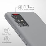 Husa pentru Samsung Galaxy A51, Silicon, Gri, 51196.155 fotografia produsului View 4 S