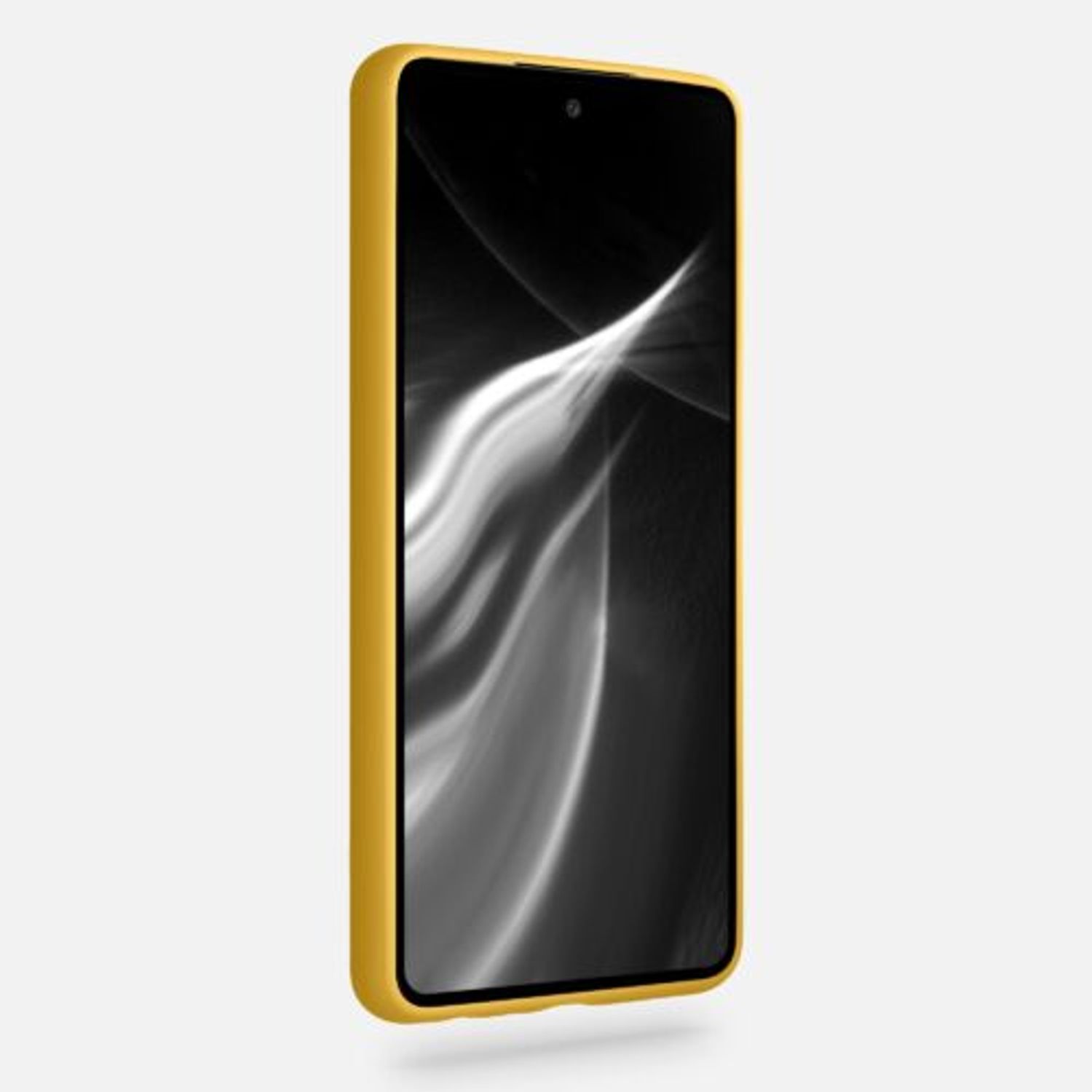 Husa pentru Samsung Galaxy A52, Silicon, Galben, 54346.143 fotografia produsului View 3 L