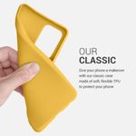 Husa pentru Samsung Galaxy A52, Silicon, Galben, 54346.143 fotografia produsului View 4 S
