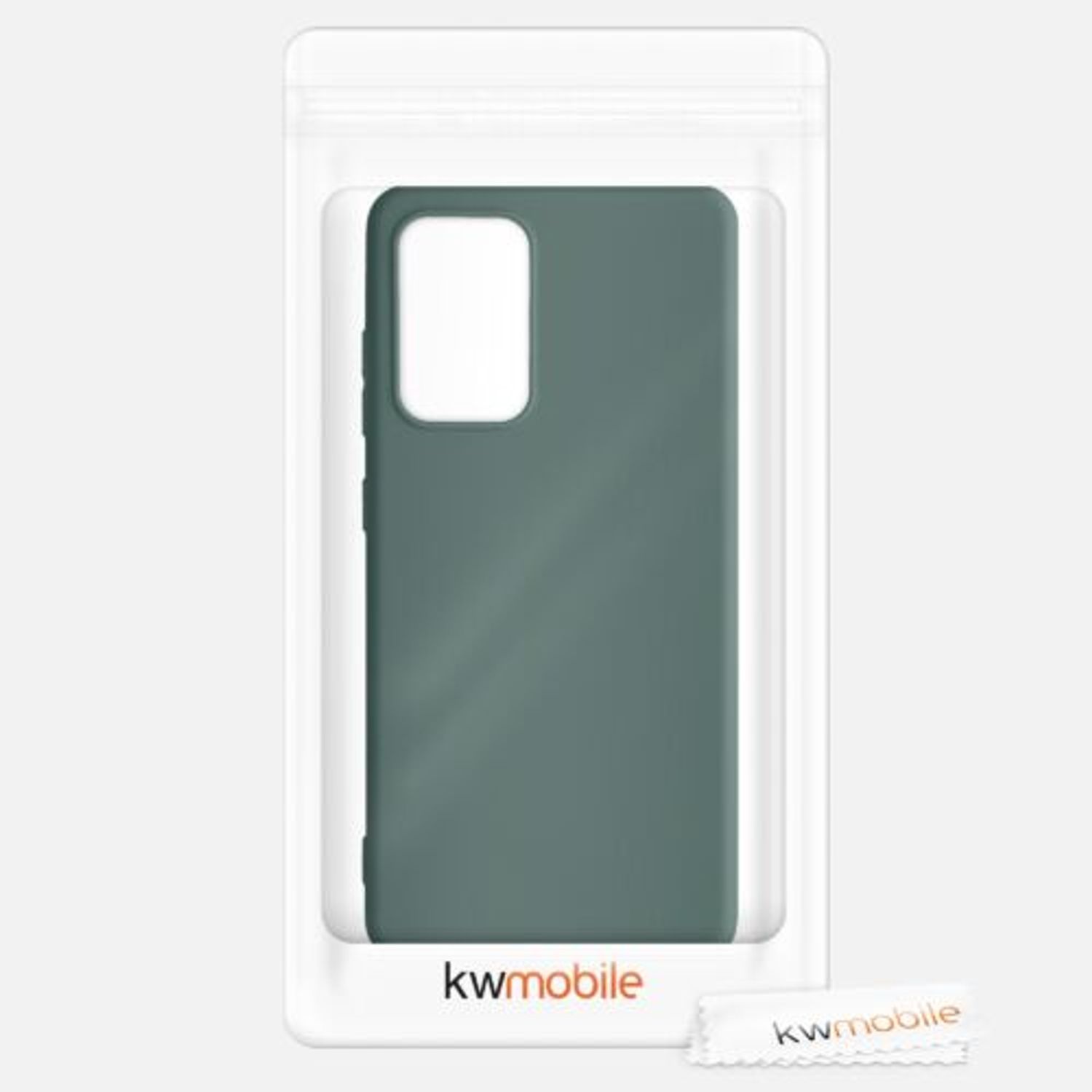 Husa pentru Samsung Galaxy A52, Silicon, Verde, 54346.171 fotografia produsului View 7 L