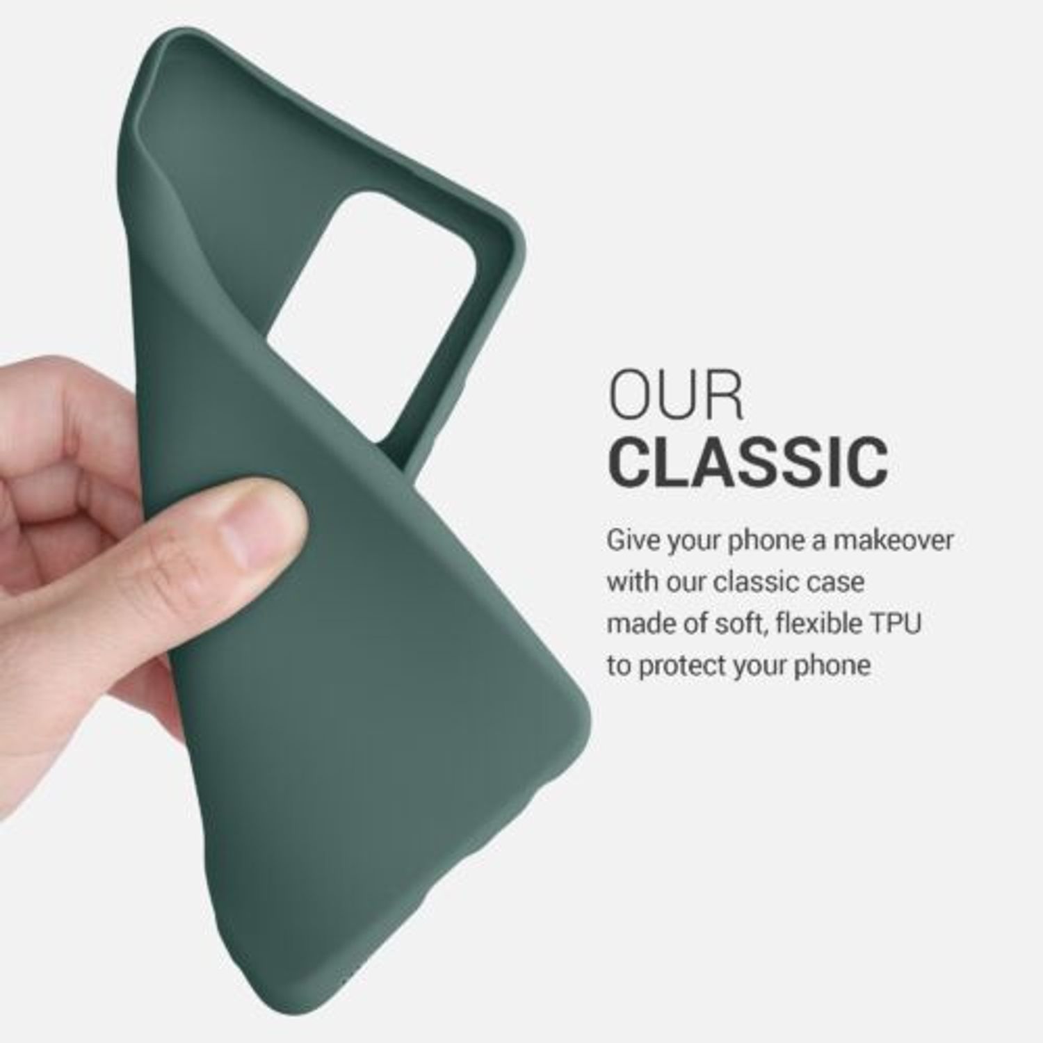 Husa pentru Samsung Galaxy A52, Silicon, Verde, 54346.171 fotografia produsului View 4 L