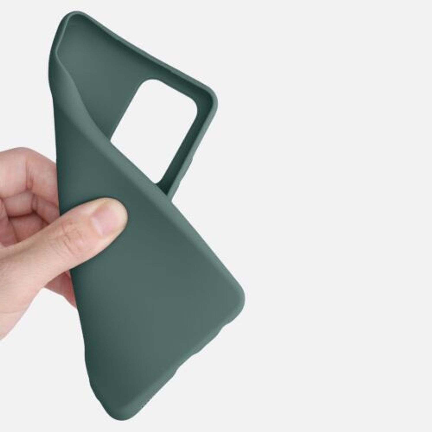 Husa pentru Samsung Galaxy A52, Silicon, Verde, 54346.171 fotografia produsului View 8 L