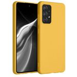 Husa pentru Samsung Galaxy A52, Silicon, Galben, 54346.143 fotografia produsului