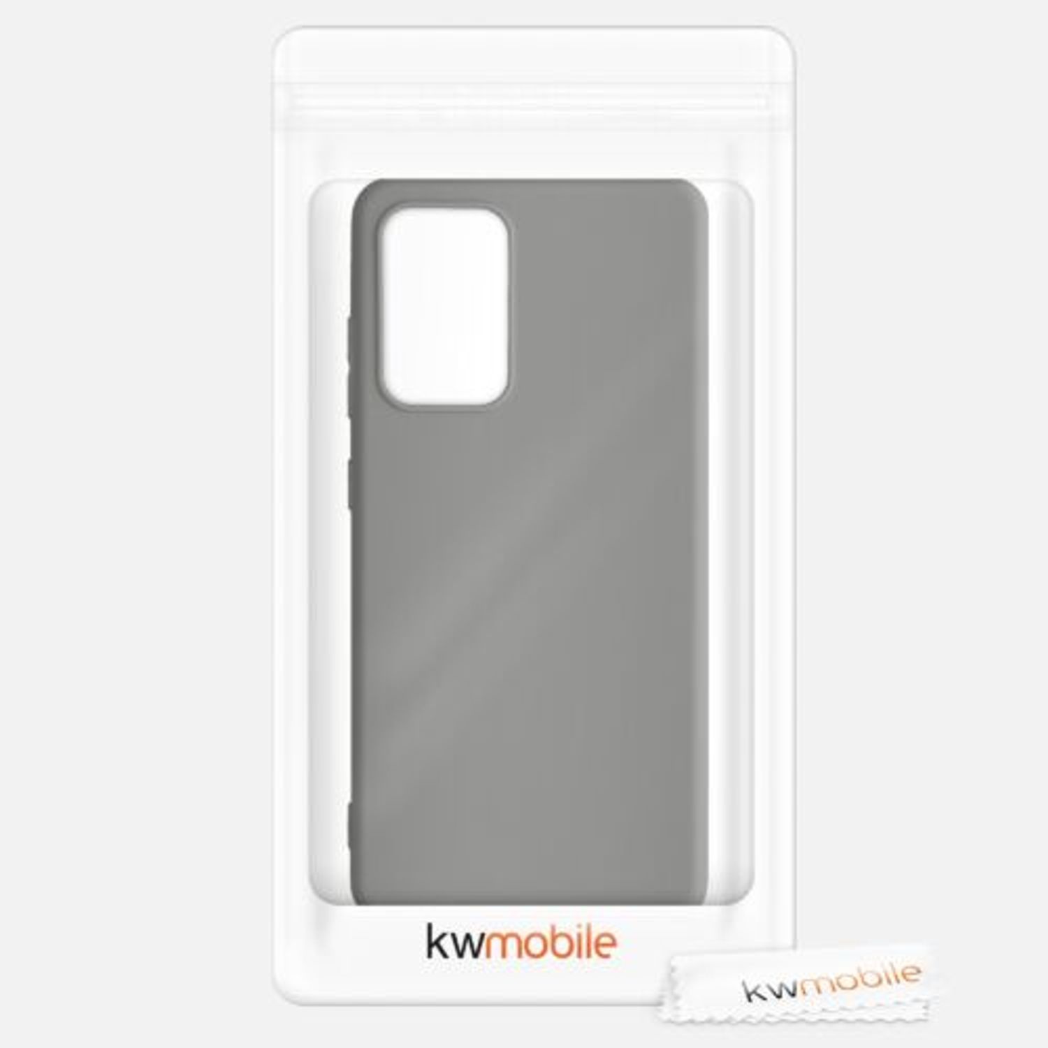 Husa pentru Samsung Galaxy A52, Silicon, Gri, 54346.155 fotografia produsului View 7 L