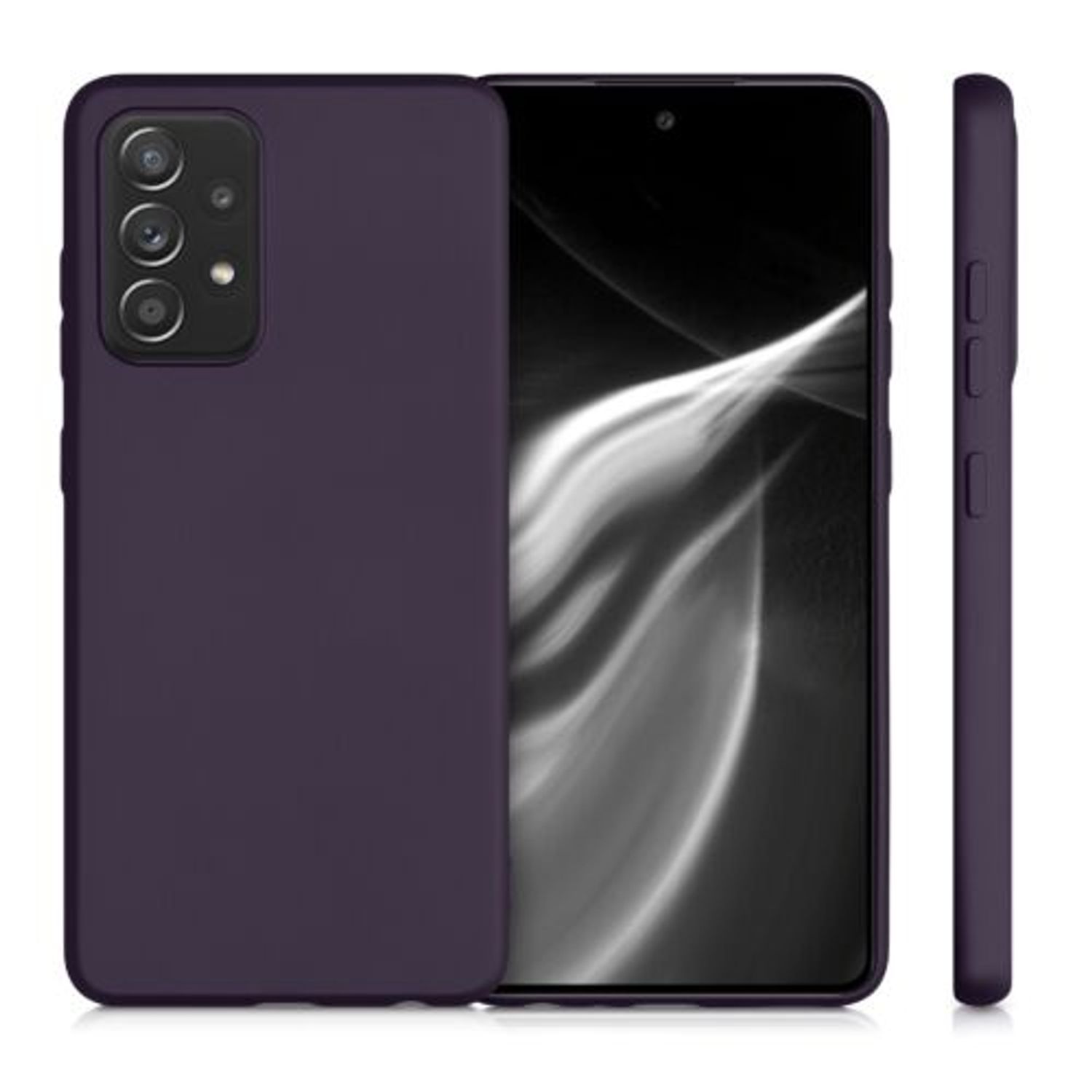 Husa pentru Samsung Galaxy A52, Silicon, Mov, 54351.115 fotografia produsului View 2 L