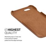 Husa pentru Apple iPhone 6/iPhone 6s, Piele naturala, Maro, 38961.83 fotografia produsului View 5 S