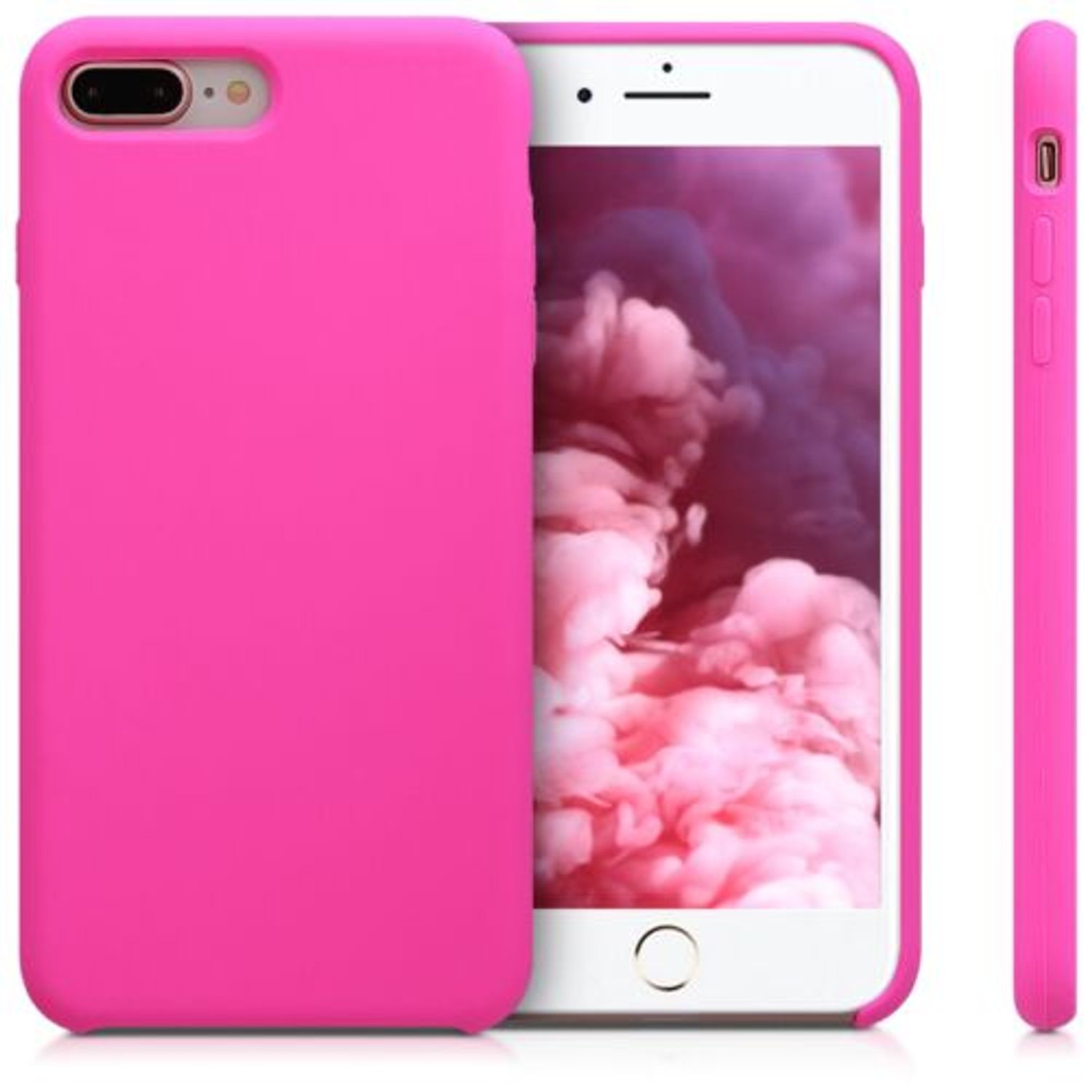 Husa pentru Apple iPhone 8 Plus/iPhone 7 Plus, Silicon, Mov, 40842.135 fotografia produsului View 2 L
