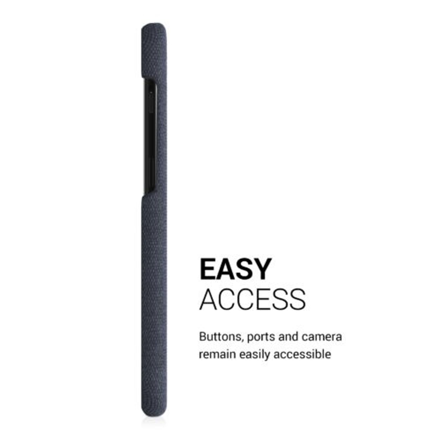 Husa pentru OnePlus 6T, Textil, Albastru, 55763.17 fotografia produsului View 5 L