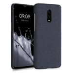 Husa pentru OnePlus 6T, Textil, Albastru, 55763.17 fotografia produsului