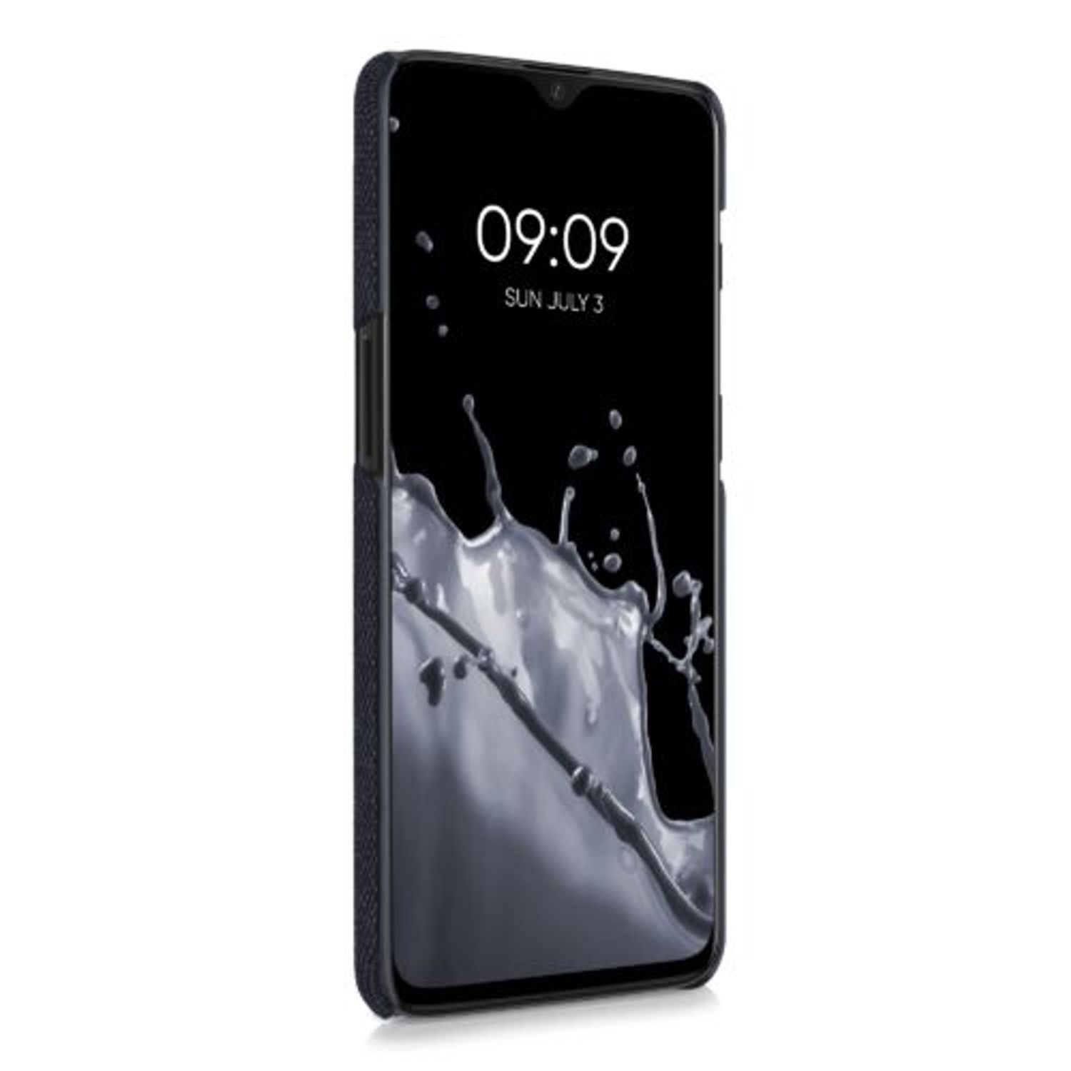 Husa pentru OnePlus 6T, Textil, Albastru, 55763.17 fotografia produsului View 3 L