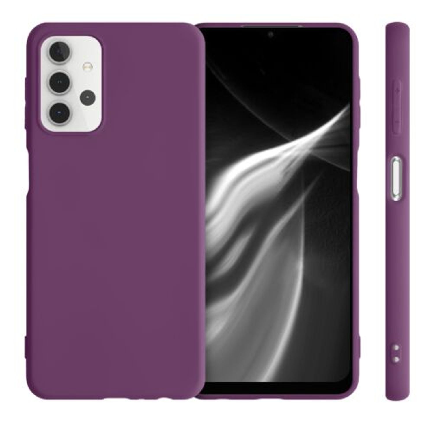 Husa pentru Samsung Galaxy A32 5G, Silicon, Mov, 54328.197 fotografia produsului View 2 L