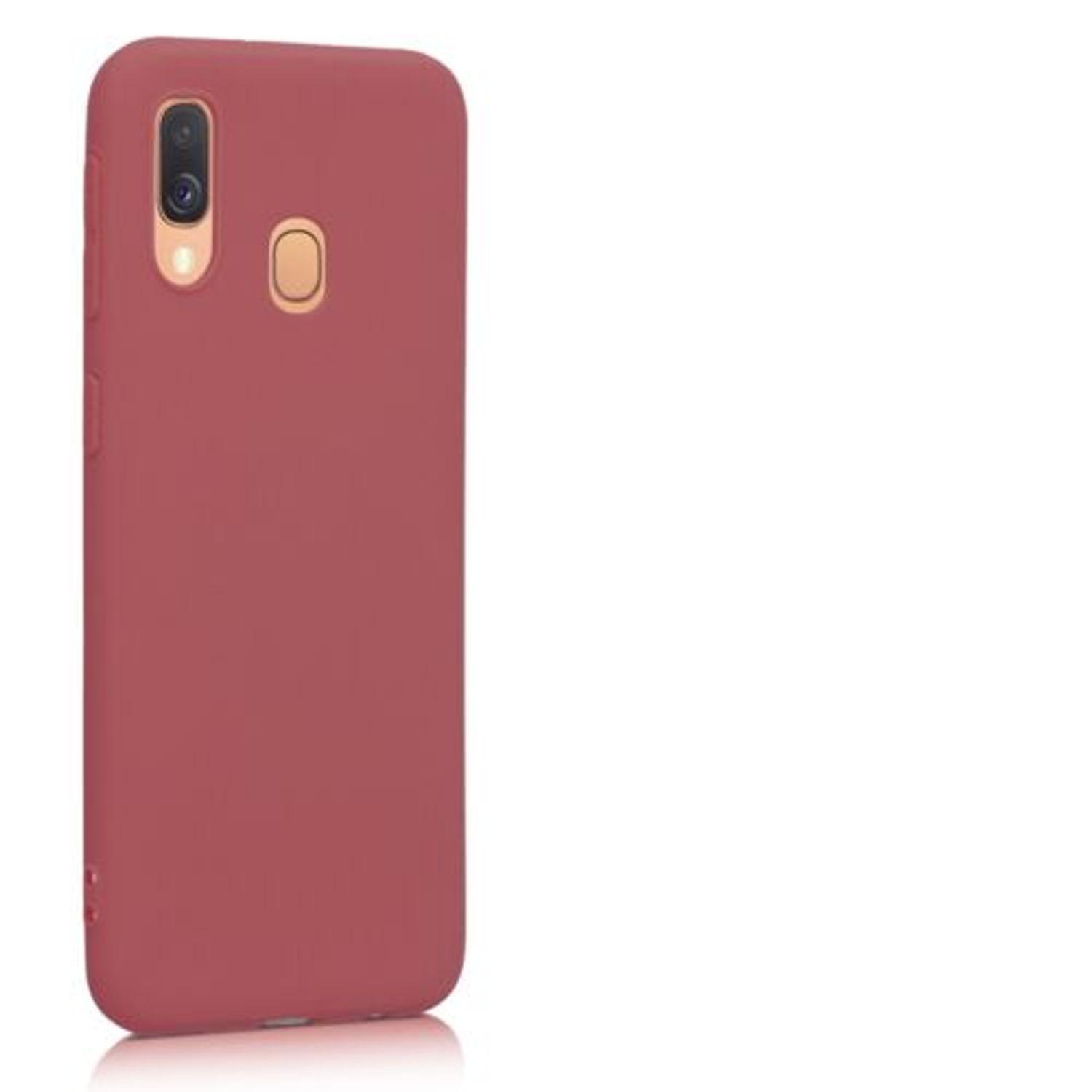 Husa pentru Samsung Galaxy A40, Silicon, Rosu, 48547.160 fotografia produsului View 8 L