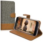 Husa pentru Samsung Galaxy A5 (2017), Textil, Gri, 40709.19 fotografia produsului View 2 S
