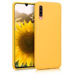 Husa pentru Samsung Galaxy A70, Silicon, Galben, 48427.143 fotografia produsului