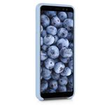 Husa pentru Samsung Galaxy A8 (2018), Silicon, Albastru, 46378.58 fotografia produsului View 3 S
