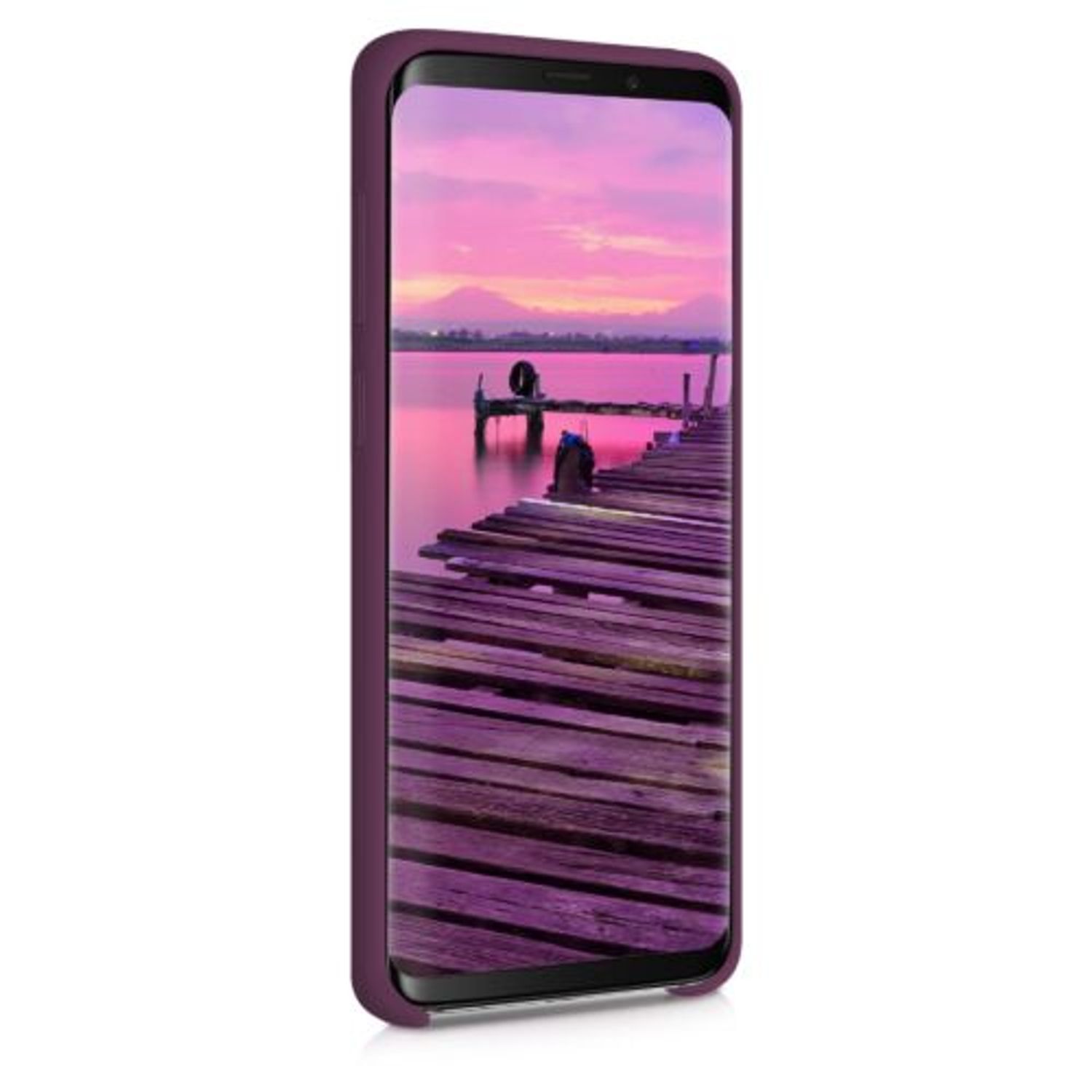 Husa pentru Samsung Galaxy S9 Plus, Silicon, Violet, 44183.187 fotografia produsului View 3 L
