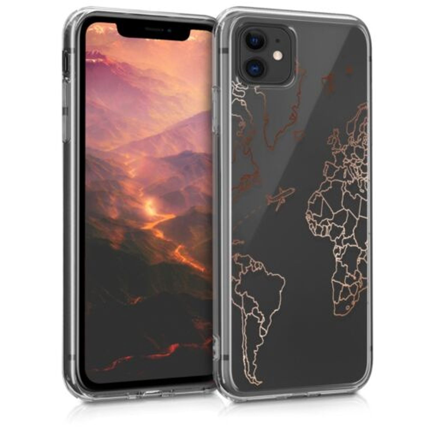 Husa pentru Apple iPhone 11, Silicon, Rose Gold, 49785.25 fotografia produsului