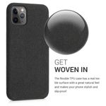 Husa pentru Apple iPhone 11 Pro, Textil, Gri, 49804.19 fotografia produsului View 4 S