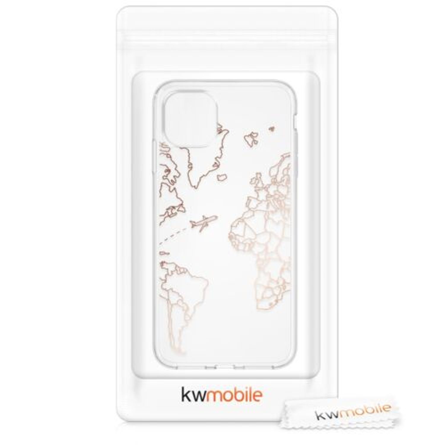 Husa pentru Apple iPhone 11, Silicon, Rose Gold, 49785.25 fotografia produsului View 7 L