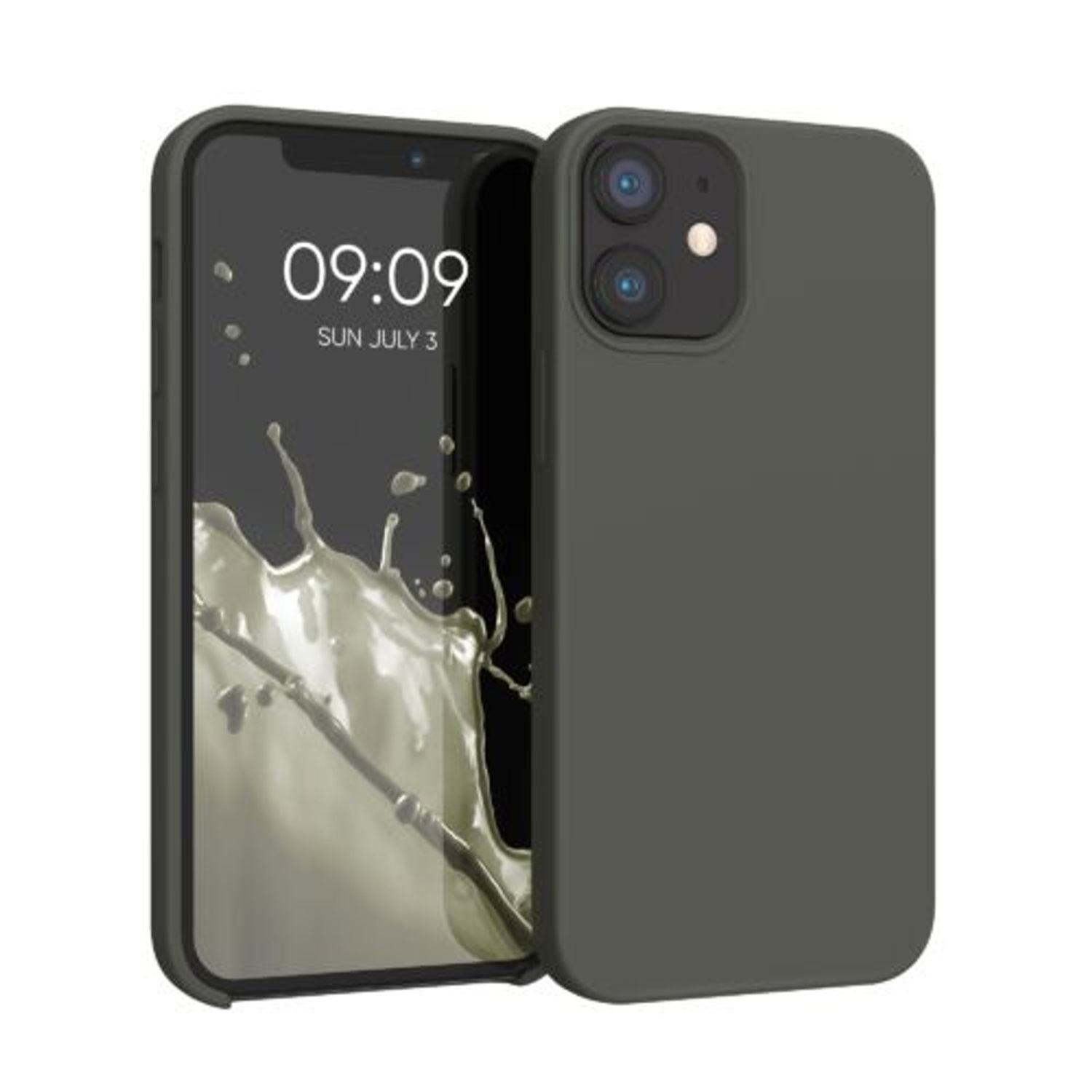 Husa pentru Apple iPhone 12 Mini, Silicon, Verde, 52640.107 fotografia produsului