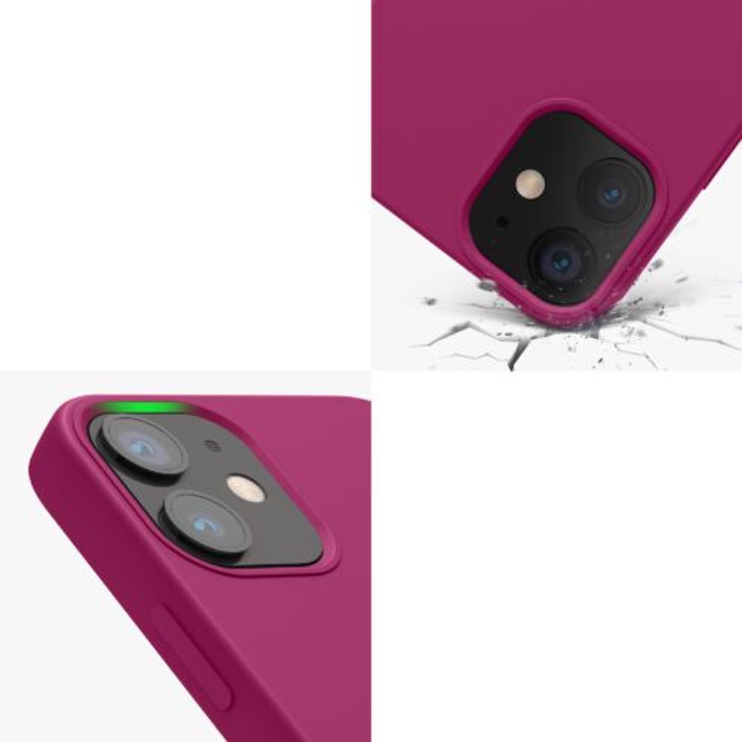Husa pentru Apple iPhone 12 Mini, Silicon, Roz, 52640.175 fotografia produsului View 9 L