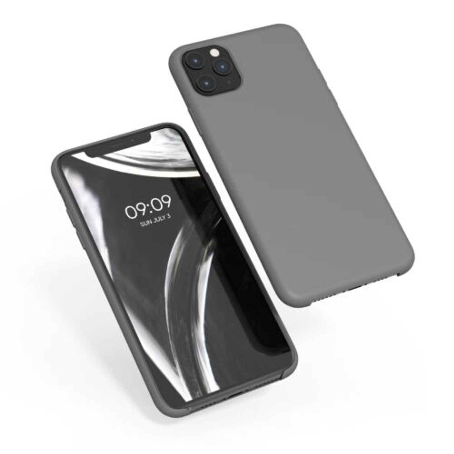 Husa pentru Apple iPhone 11 Pro Max, Silicon, Gri, 49725.155 fotografia produsului View 2 L