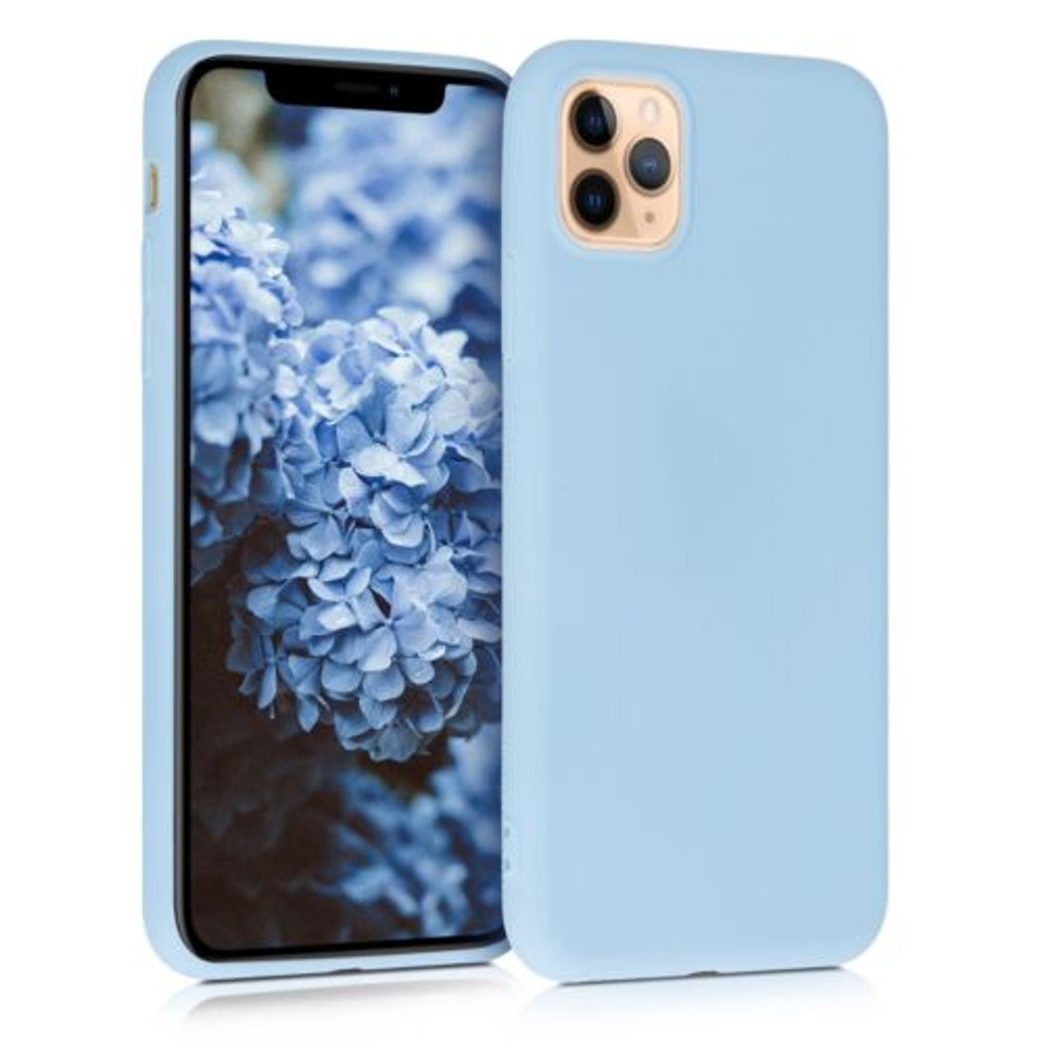 Husa pentru Apple iPhone 11 Pro Max, Silicon, Albastru, 49789.58 fotografia produsului