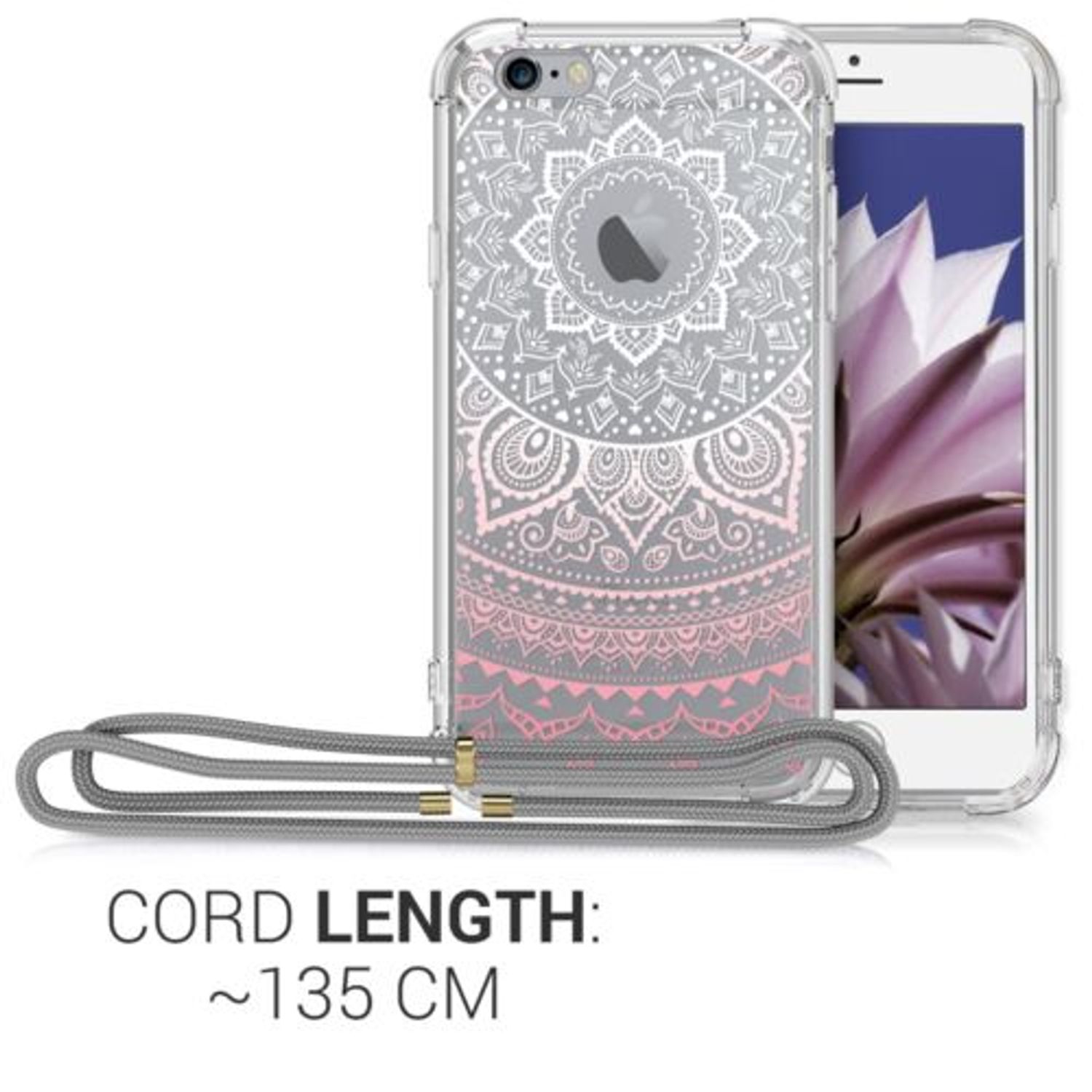 Husa pentru Apple iPhone 6/iPhone 6s, Silicon, Roz, 48423.06 fotografia produsului View 3 L