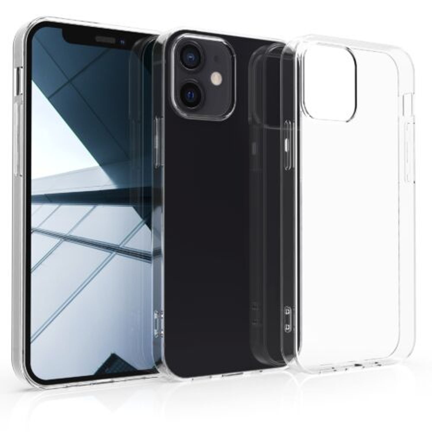 Husa pentru Apple iPhone 12 Mini, Silicon, Transparent, 54408.03 fotografia produsului View 2 L