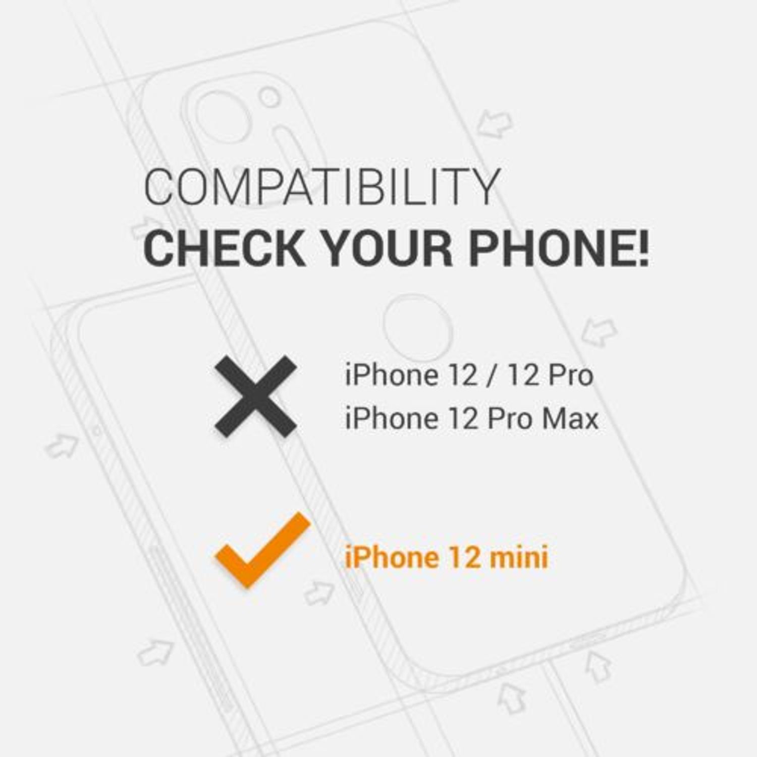 Husa pentru Apple iPhone 12 Mini, Silicon, Transparent, 54408.03 fotografia produsului View 6 L