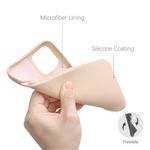 Husa pentru Apple iPhone 12 Pro Max, Silicon, Crem, 52714.154 fotografia produsului View 4 S