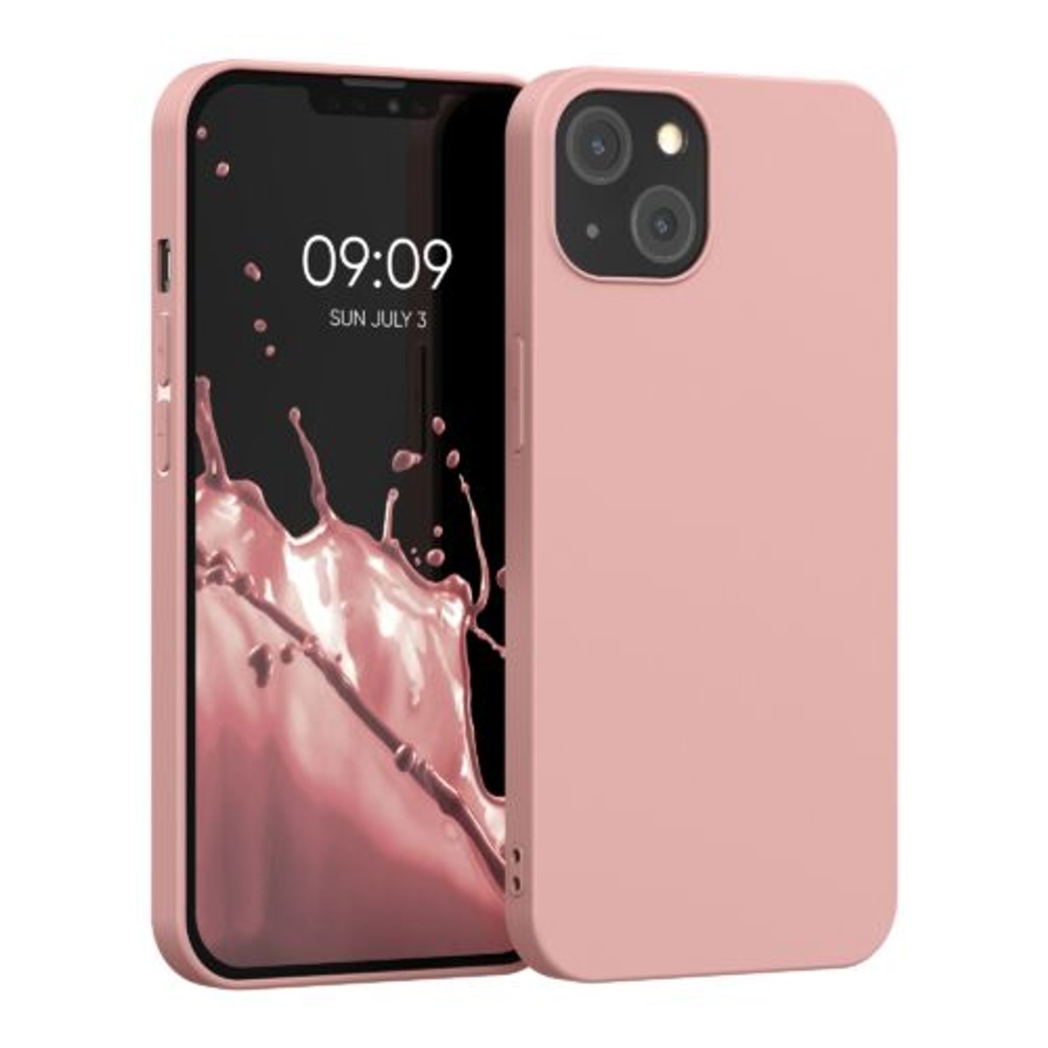 Husa pentru iPhone 13, Silicon, Roz, 55944.193 fotografia produsului